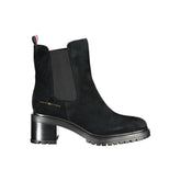 Tommy Hilfiger Black Leather Women Boot -   -  Tommy Hilfiger.
